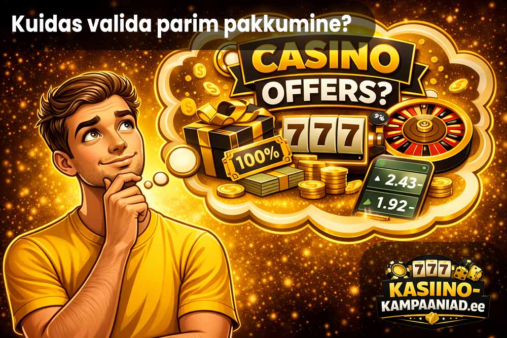 Kuidas valida parim pakkumine kasiinodes